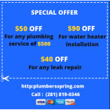 Plumbers Spring TX