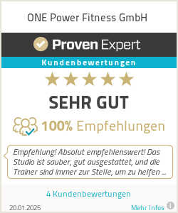 Erfahrungen & Bewertungen zu ONE Power Fitness GmbH