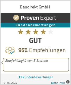 Erfahrungen & Bewertungen zu Baudirekt GmbH