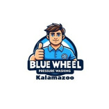 Blue Wheel Pressure Washing