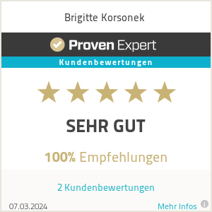 Erfahrungen & Bewertungen zu Brigitte Korsonek