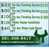 Plumbing Magnolia TX