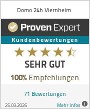 Erfahrungen & Bewertungen zu Domo 24h Viernheim