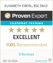 Ratings & reviews for ELISABETH EBERL, BSC (WU)