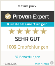 Erfahrungen & Bewertungen zu Maxim pack