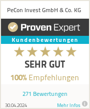 Erfahrungen & Bewertungen zu PeCon Invest GmbH & Co. KG