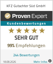 Erfahrungen & Bewertungen zu KFZ Gutachter Süd GmbH