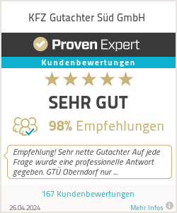 Erfahrungen & Bewertungen zu KFZ Gutachter Süd GmbH