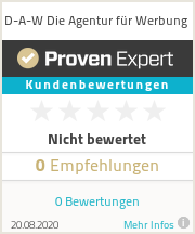 Erfahrungen & Bewertungen zu D-A-W Die Agentur für Werbung
