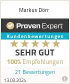 Erfahrungen & Bewertungen zu Markus Dörr