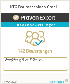 Erfahrungen & Bewertungen zu KTG Baumaschinen GmbH