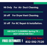 Air Duct Cleaning Spring TX