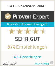 Erfahrungen & Bewertungen zu TAIFUN Software GmbH