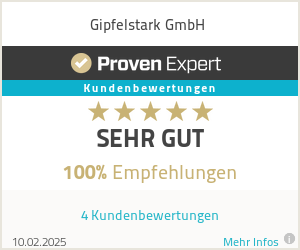 Erfahrungen & Bewertungen zu Gipfelstark GmbH