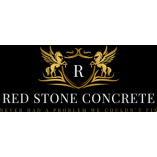 Red stone concrete