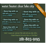 Water Heater Clear Lake City