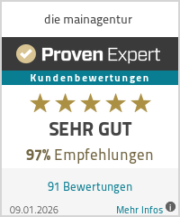 Erfahrungen & Bewertungen zu die mainagentur