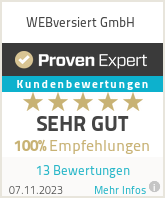Erfahrungen & Bewertungen zu WEBversiert GmbH