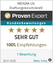 Erfahrungen & Bewertungen zu MEIGRA UG (haftungsbeschränkt)