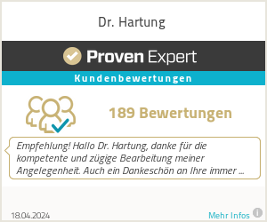 Erfahrungen & Bewertungen zu Dr. Hartung