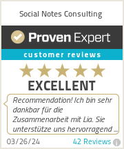 Ratings & reviews for Social Notes Consulting