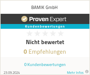 Erfahrungen & Bewertungen zu BAMIK GmbH