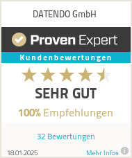 Erfahrungen & Bewertungen zu DATENDO GmbH