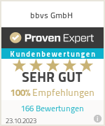 Erfahrungen & Bewertungen zu bbvs GmbH