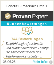 Erfahrungen & Bewertungen zu Benefit Büroservice GmbH