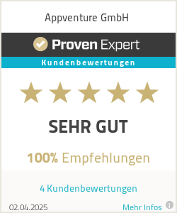 Erfahrungen & Bewertungen zu Appventure GmbH