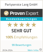 Erfahrungen & Bewertungen zu Partyservice Lang GmbH