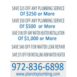 Plano TX Plumbing