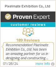Ratings & reviews for Pixelmate Exhibition Co., Ltd