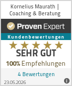 Erfahrungen & Bewertungen zu Kornelius Maurath | Coaching & Beratung