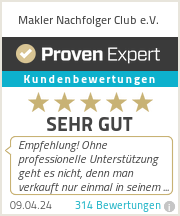 Erfahrungen & Bewertungen zu Makler Nachfolger Club e.V.