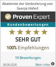 Erfahrungen & Bewertungen zu Akademie der Veränderung von Svenja Hofert