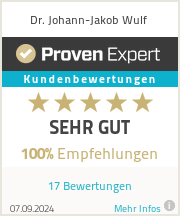 Erfahrungen & Bewertungen zu Dr. Johann-Jakob Wulf