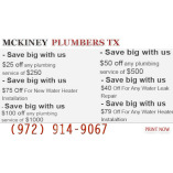 Mckinney Plumber TX