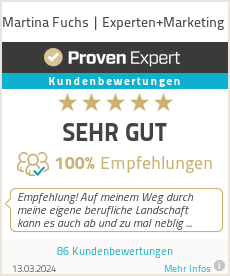 Erfahrungen & Bewertungen zu Martina Fuchs | Experten+Marketing