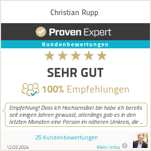 Erfahrungen & Bewertungen zu Christian Rupp