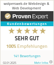 Erfahrungen & Bewertungen zu wolpersweb.de Webdesign & Web Development