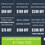 Garage Door Repairs North Richland Hills TX