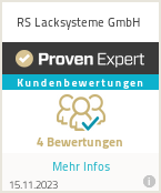 Erfahrungen & Bewertungen zu RS Lacksysteme GmbH