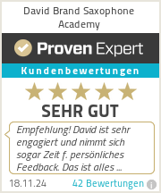 Erfahrungen & Bewertungen zu David Brand Saxophone Academy