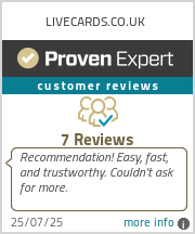 Ratings & reviews for LIVECARDS.CO.UK