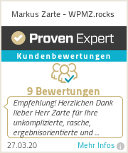 Erfahrungen & Bewertungen zu Markus Zarte - WPMZ.rocks