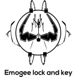 Emogee Lock and Key