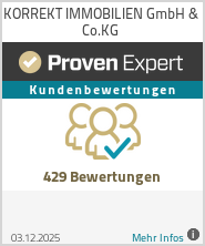 Erfahrungen & Bewertungen zu KORREKT IMMOBILIEN GmbH & Co.KG