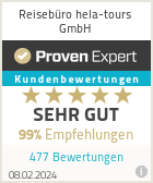 Erfahrungen & Bewertungen zu Reisebüro hela-tours GmbH