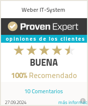 Valoraciones &  opiniones para Weber IT-System